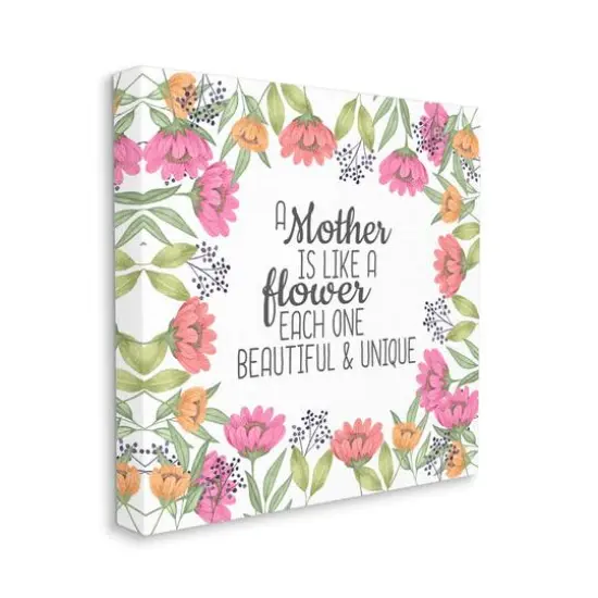 Stupell Industries Mom Beautiful & Unique Canvas Wall Art {4}