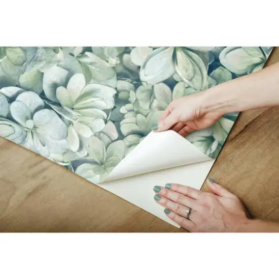 RoomMates Hydrangea Peel & Stick Wallpaper {9}