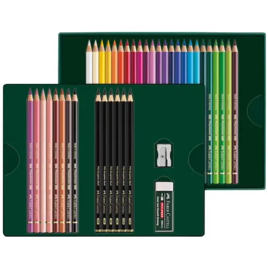 Faber-Castell Polychromos & Graphite Matte 40-Piece Pencil Set {3}