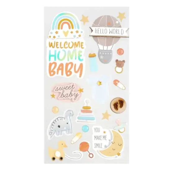 Welcome Baby Dimensional Stickers by Recollections&trade; {1}