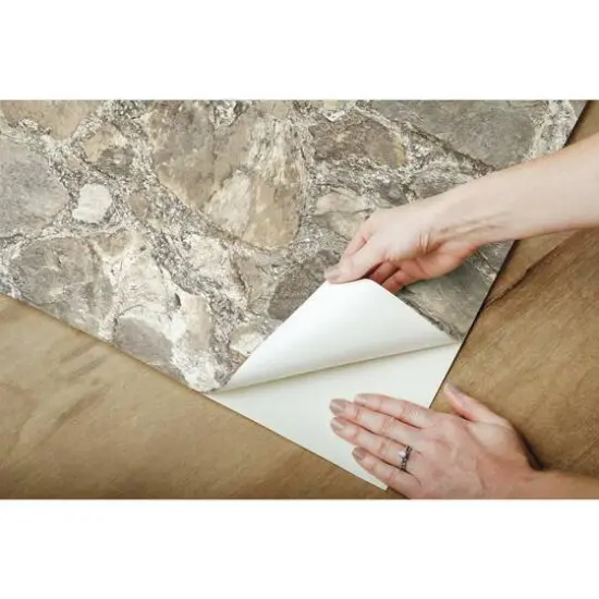 RoomMates Weathered Stone Peel & Stick Wallpaper {9}