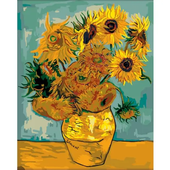 Van Gogh Vase Paint-by-Number Kit by Artist's Loft&trade; Necessities&trade; {6}