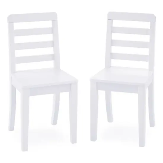 Delta Children Gateway Table & 2 Chairs Set Bianca White {6}