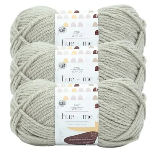 3 Pack Lion Brand&reg; Two of Wands Hue + Me Yarn Whisper {1}