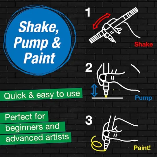 Faber-Castell&reg; Black Edition Classic Colors Shake & Paint Markers {5}