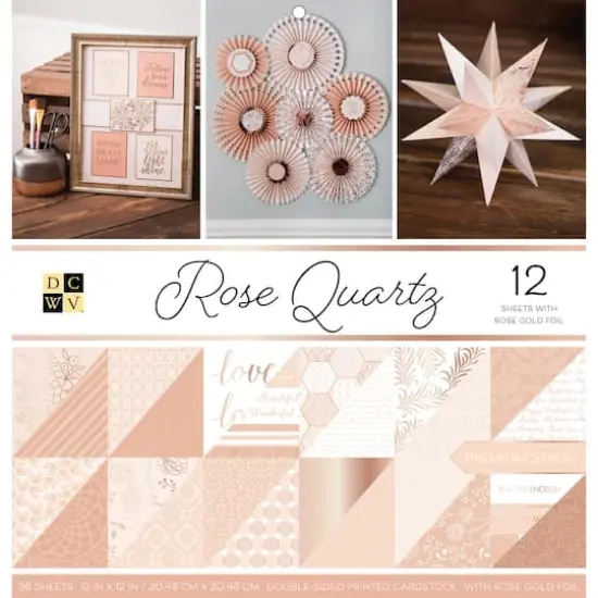 DCWV&reg; Rose Quartz Premium Stack, 12" x 12" {1}