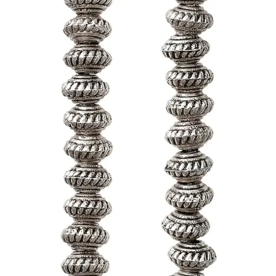 Silver Plated Metal Rondelle Beads, 5mm by Bead Landing&trade; {1}