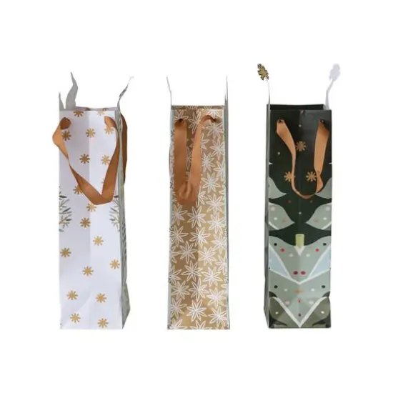 Hello Honey Tree & Dove Pattern Die-Cut Gift Bag, 3ct. {5}