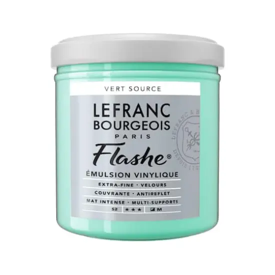 Lefranc & Bourgeois Flashe® Matte Artist's Color, 125mL Water Green {1}
