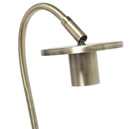 Lalia Home 20" Arched Metal Cage Table Lamp Antique Brass {7}