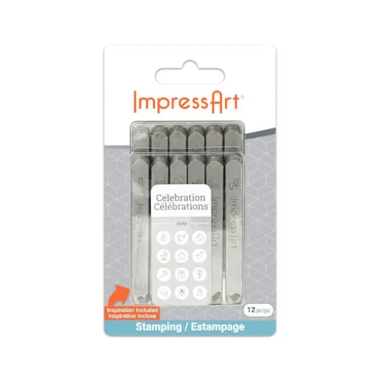 ImpressArt&reg; 4mm Celebration Metal Stamps Pack {1}