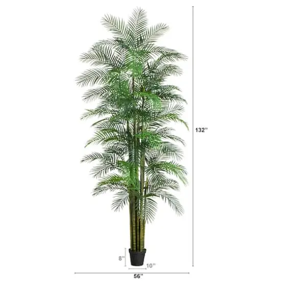 12ft. UV Resistant Artificial Areca Palm Tree (Indoor/Outdoor) {3}