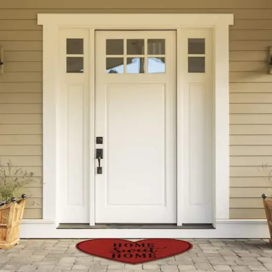 DII&reg; Home Sweet Home Heart Doormat {3}