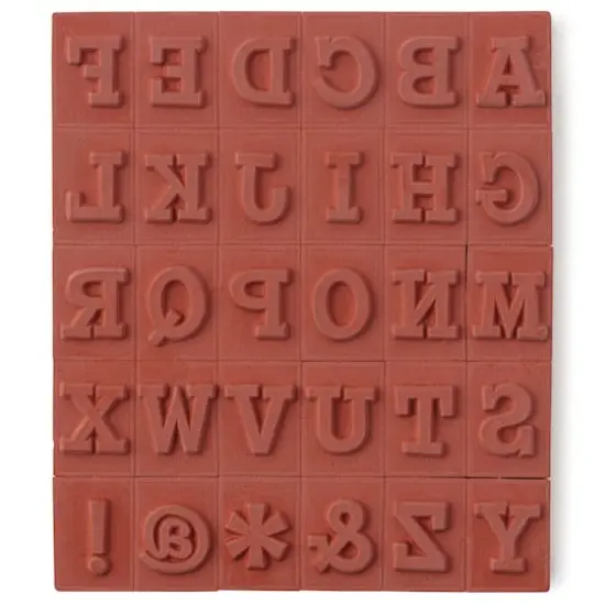 Large Uppercase Alphabet Wood Stamp Set by Recollections&trade; {4}