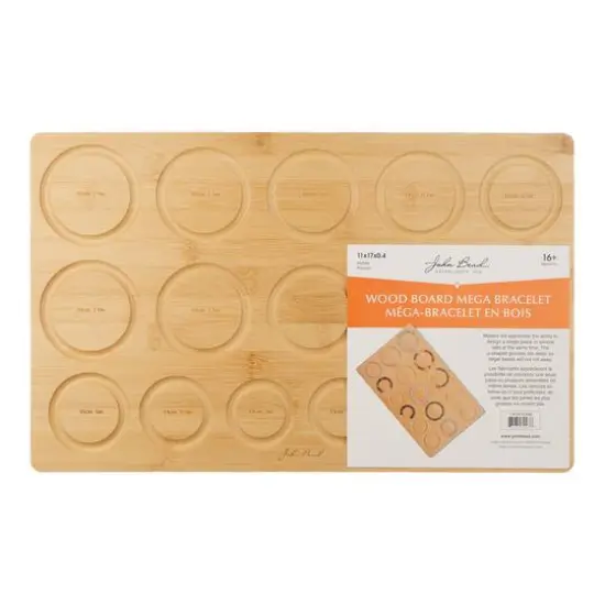 John Bead 11" x 17" Mega Bracelet Wood Bead Board {4}