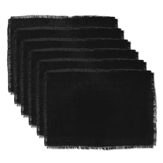 DII&reg; Black Jute Placemat (Set of 6) {1}