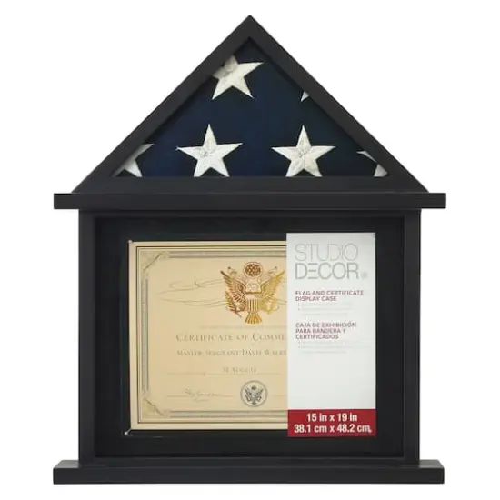 Flag & Certificate Display Case by Studio D&eacute;cor&reg; {1}