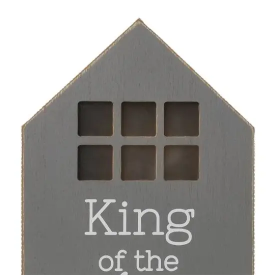 Glitzhome&reg; Lighted Father's Day Table Block Sign Set {7}