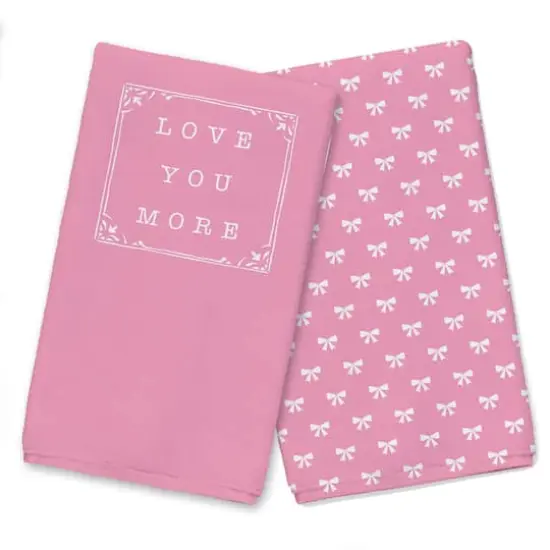 Love You More Tea Towel Set {1}