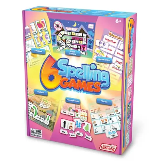 Junior Learning&reg; Set of 6 Assorted Spelling Games {3}