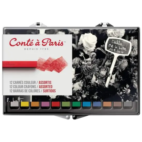 Cont&eacute; &agrave; Paris&trade; Pastel 12 Color Crayon Set {1}