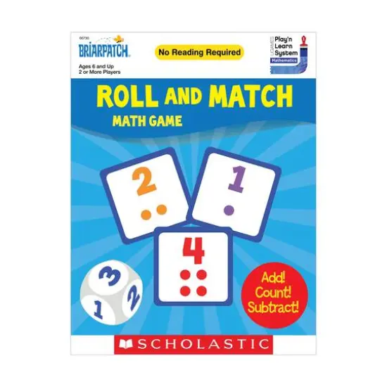 Scholastic Roll and Match Math Game {3}
