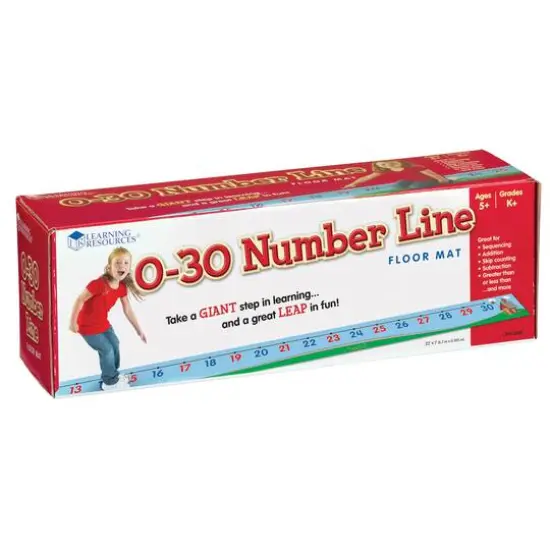 Learning Resources&reg; 0-30 Number Line Floor Mat {1}