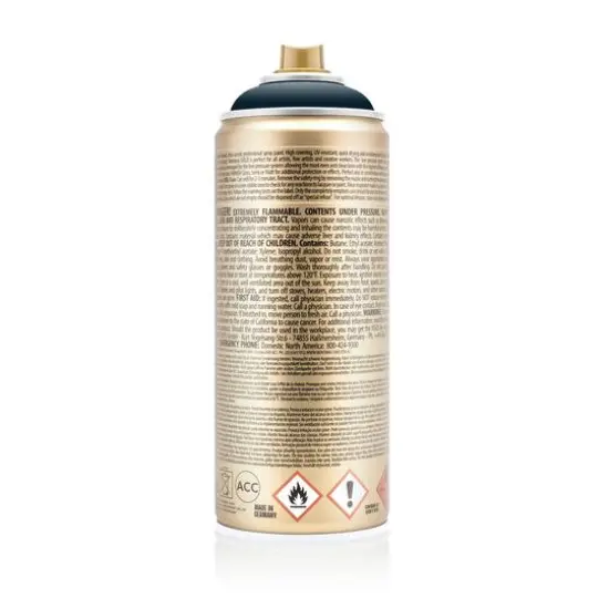 Montana&trade; Gold Acrylic Professional Spray Paint G5170 Navy {6}