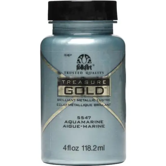 FolkArt&reg; Treasure Gold&trade; Metallic Paint Aquamarine {1}
