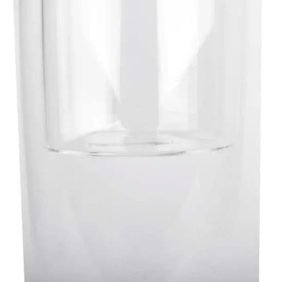 10" Clear Glass Dual Cylinder Candle Holder by Ashland&reg; {4}