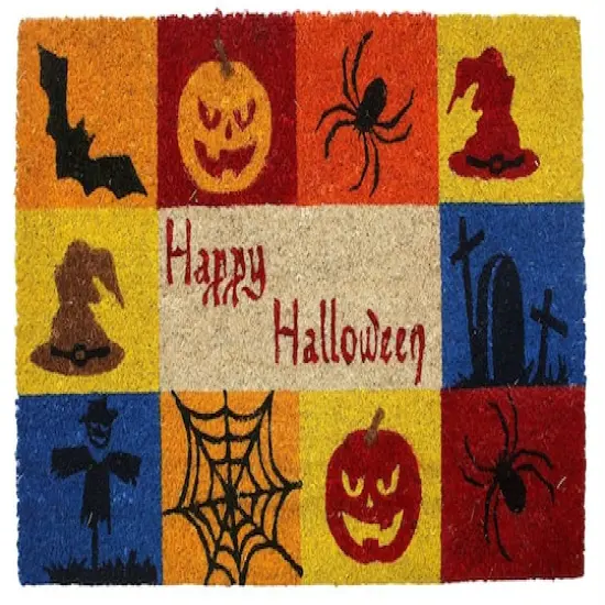 DII&reg; Happy Halloween Vinyl Back Coir Doormat {1}