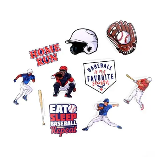 Baseball Vinyl Die Cut Stickers by Recollections&trade; {4}