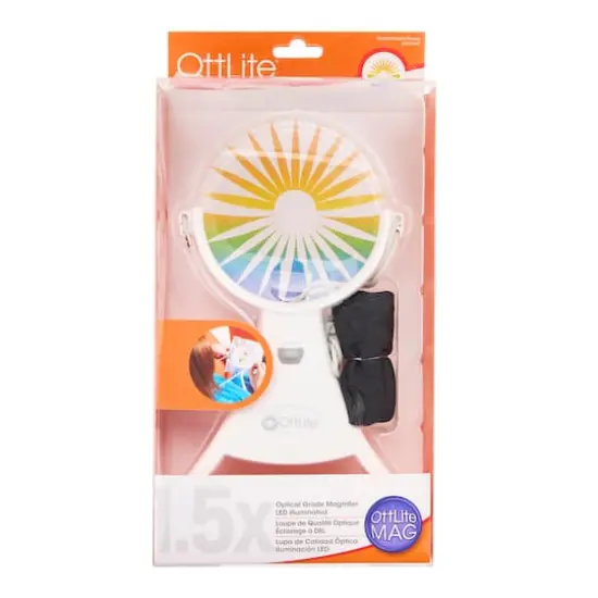 OttLite&reg; 4" Hands-Free LED Magnifier {4}