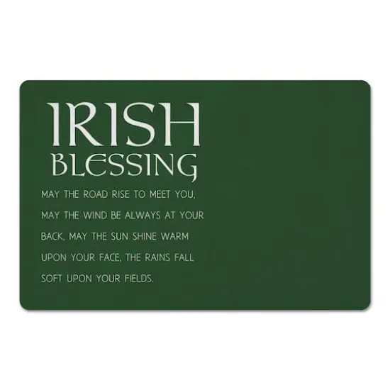 Irish Blessing 18" x 27" Floor Mat {1}