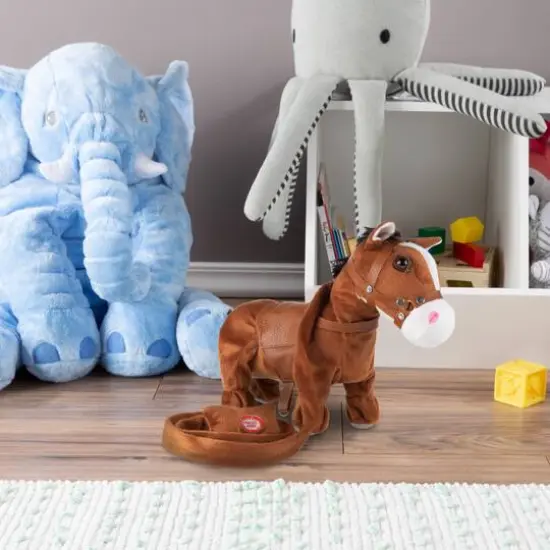 Toy Time Animated Plush Horse Toy {9}