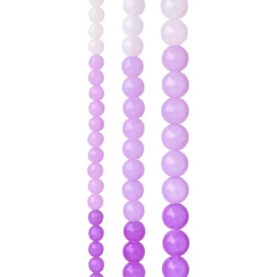 Purple Ombre Glass Round Beads by Bead Landing&trade; {1}