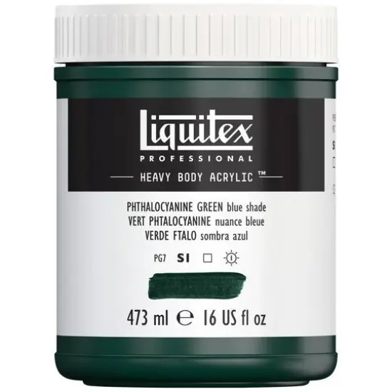 Liquitex&reg; Professional Heavy Body Acrylic&trade; Paint, 16oz. Phthalocyanine Green (Blue Shade) {4}
