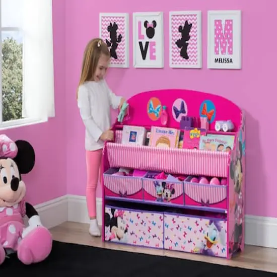 Delta Children Minnie Mouse Deluxe Toy & Book Organizer {4}