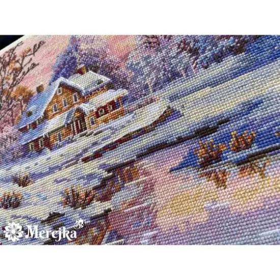 Merejka The First Snow Counted Cross Stitch Kit {8}