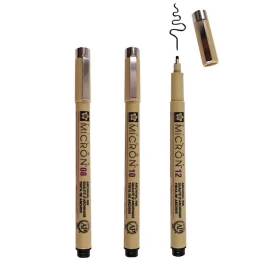 Pigma&reg; Micron&trade; Black Pen Set {4}