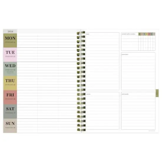 TF Publishing 2024 Printed Garden Medium Weekly Monthly Planner {4}