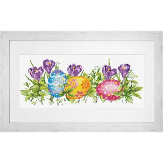 Luca-S Crocus Counted Cross Stitch Kit {1}