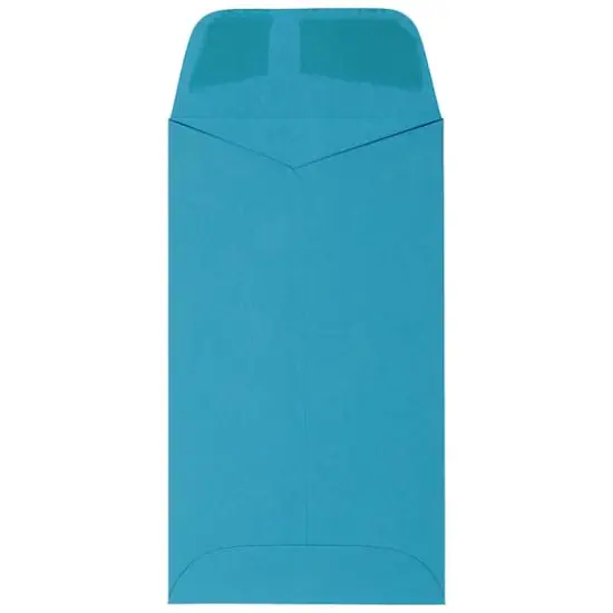 JAM Paper #5.5 Coin Colored Business Envelopes, 50ct. Blue {4}