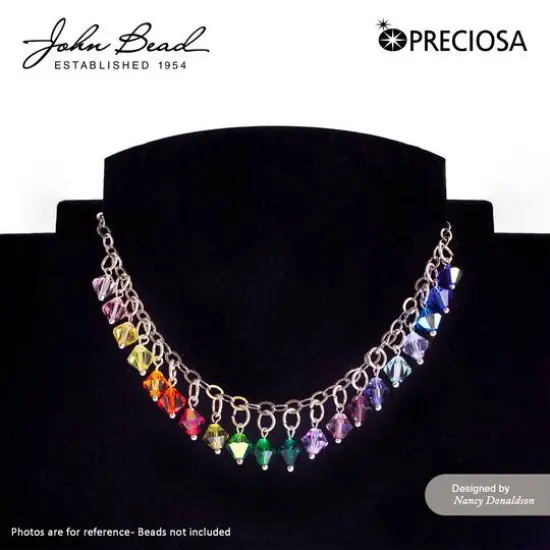 John Bead Preciosa 6mm Czech Crystal Rondelle Beads, 36ct. Black Diamond {7}