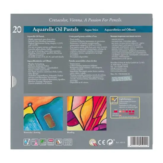 Cretacolor&reg; AquaStic 20 Color Oil Pastel Set {5}