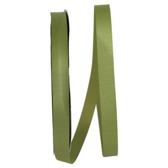 The Ribbon Roll 5/8" x 100yd. Grosgrain Allure Ribbon Moss {1}
