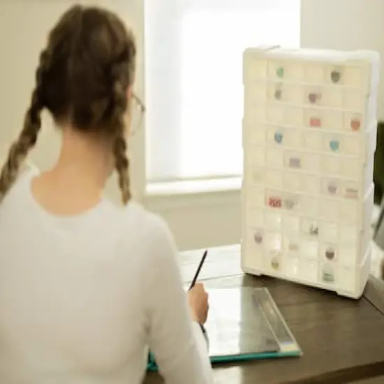 Everything Mary White 60 Drawer Plastic Organizer {5}