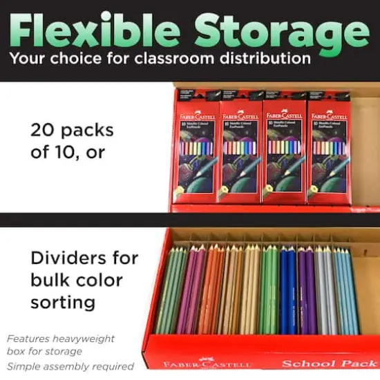 Faber-Castell&reg; Metallic EcoPencil School Pack {13}