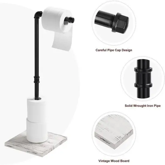 Farmhouse Toilet Paper Holder {4}