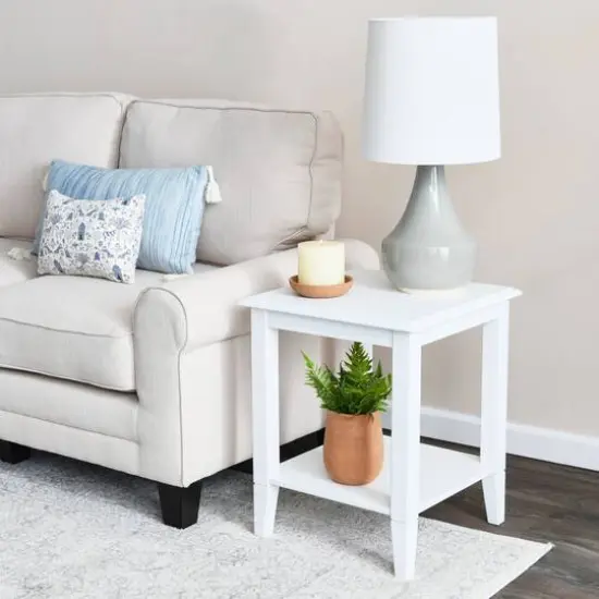 Hello Honey&reg; Pleasantville Wood 2-Tier End Table {7}